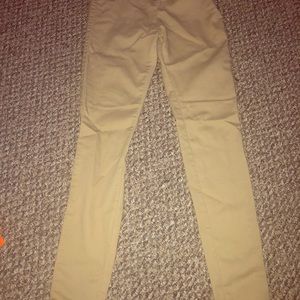 Khaki skinny
